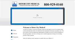Desktop Screenshot of motorcitymedical.com