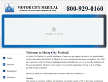 Tablet Screenshot of motorcitymedical.com